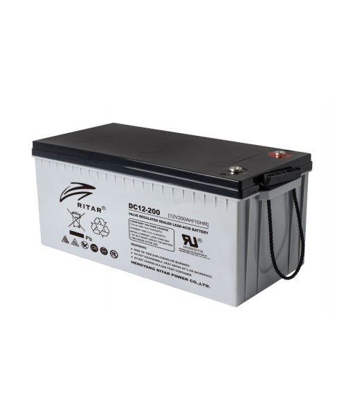 Ritar AGM-batteri 12V 200Ah 1800Wh